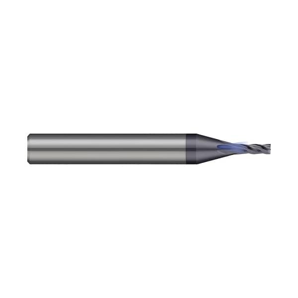 1/16 Cutter dia. x 0.1860 in. Carbide Coolant Through Square End Mill, 4 Flutes, AlTiN Coated